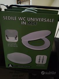 Sedile Tavoletta bagno wc universale mdf (legno) 1