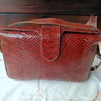 Borsa vintage pitone