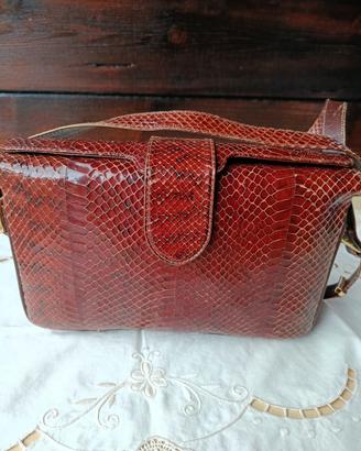 Borsa vintage pitone