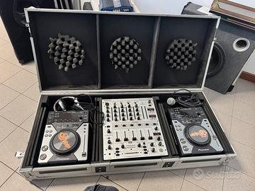 Console con 2 cdj 400