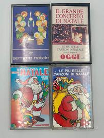 Lotto 4 musicassette natalizie vintage