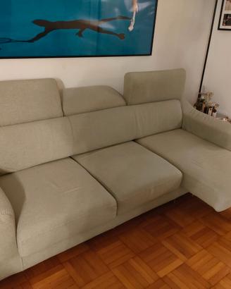 Divano con sedute allungabili 100% sfoderabile