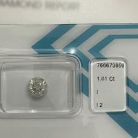 Diamante Naturale 1,01ct-I2-I taglio EXC. IGI