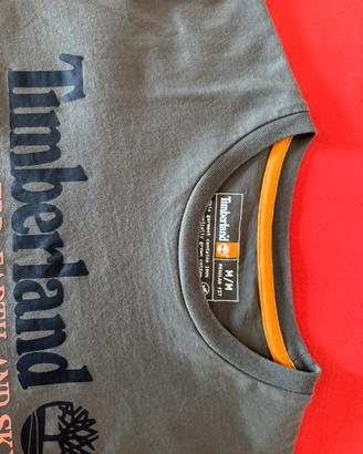 T-shirt Timberland di colore verde militare
