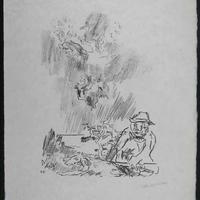 OSCAR KOKOSCHKA - Litografia originale firmata