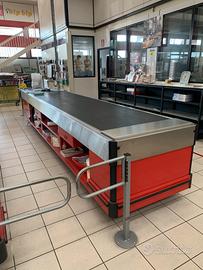 Banconi cassa rullo con nastro automatizzato