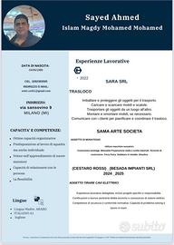 Lavoro come operaio