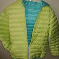 Giubbotto giallo/verde acqua bambina