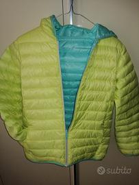Giubbotto giallo/verde acqua bambina
