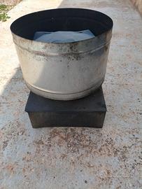 Comignolo acciaio inox canna fumaria