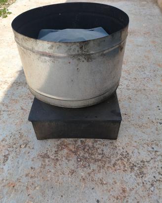 Comignolo acciaio inox canna fumaria