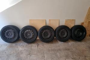 Cerchi in acciaio originali VW  16" - 5 pezzi