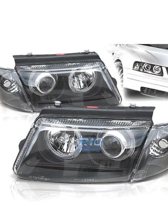 FARI PER VOLKSWAGEN VW PASSAT 3B 96-00 OCCHI ANGEL