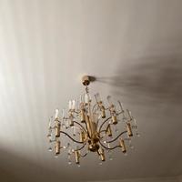 Lampadario vintage stile Palwa anni '70