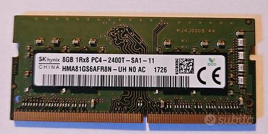 RAM SK Hynix 8GB DDR4 2400MHz SO-DIMM – per laptop