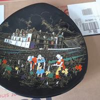 2 PIATTI IN EMAUX DE LONGWY collezione