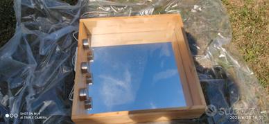 specchiera con faretti