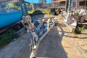 Carrello porta barca con libretto portata 800 Kg.