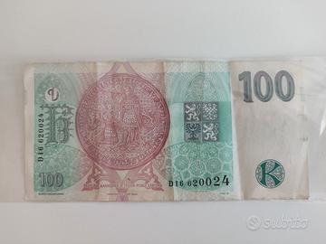 Banconota 100 corone ceche 1997