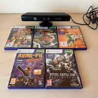 Kinect Xbox 360 e 5 giochi