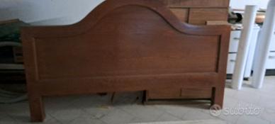 Testata Letto Piazza e Mezzo in Legno Massello.