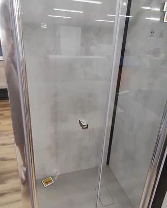 Box doccia nuovo per piatto 80x80 vetro 6mm