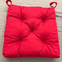 Cuscini n.2 pezzi rosso/bordeux
