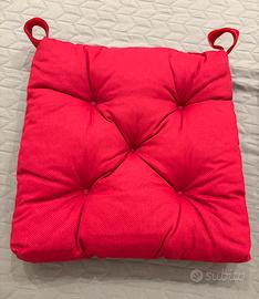 Cuscini n.2 pezzi rosso/bordeux