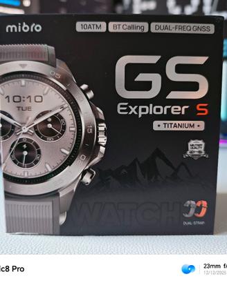 Mibro GS Explorer S Titanium Smartwatch AMOLED