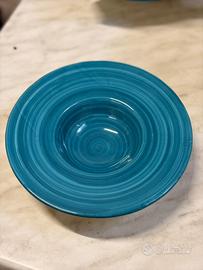 Set piatti ceramica vietrese - nuovi - 129pz