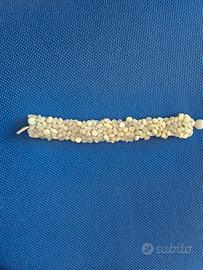Bracciale con pietre naturali di amazzonite e acqu