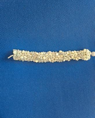 Bracciale con pietre naturali di amazzonite e acqu