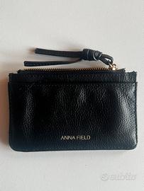 Portafogli donna Anna Field pelle nero Abbigliamento e Accessori In vendita a Napoli