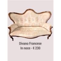 Divano francese in noce