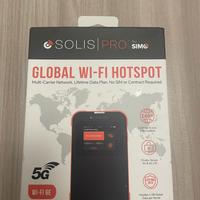 Hotspot mobile Solis 5G copertura globale e locale
