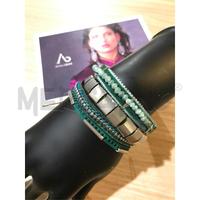 BRACCIALE AYALA BAR CHIUSURA MAGNETICA TESSUTO MET