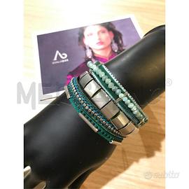 BRACCIALE AYALA BAR CHIUSURA MAGNETICA TESSUTO MET