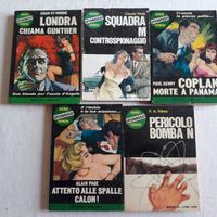 Libri gialli serie SPIONAGGIO VERDE anno 1964