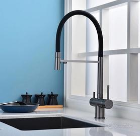 Rubinetto miscelatore cucina tre vie depuratore