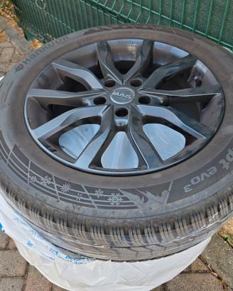 CERCHI IN LEGA 17° + GOMME HANKOOK INVERNALI