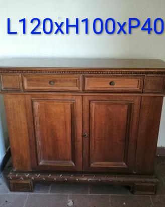credenza in massello 