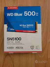 WD Blue SN5100 NVMe SSD 500GB  PCIe Gen 4.0