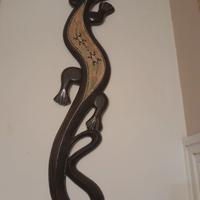 geco in legno tribale
