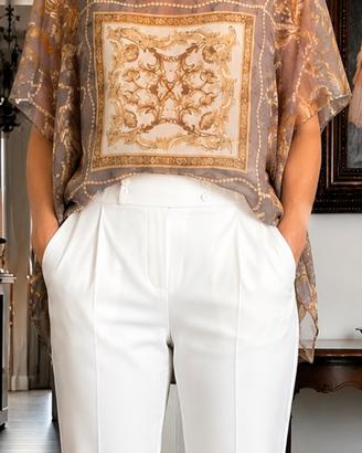 Blusa in tessuto leggero