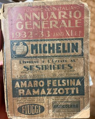 Annuario Generale Michelin, Guida Michelin 1932