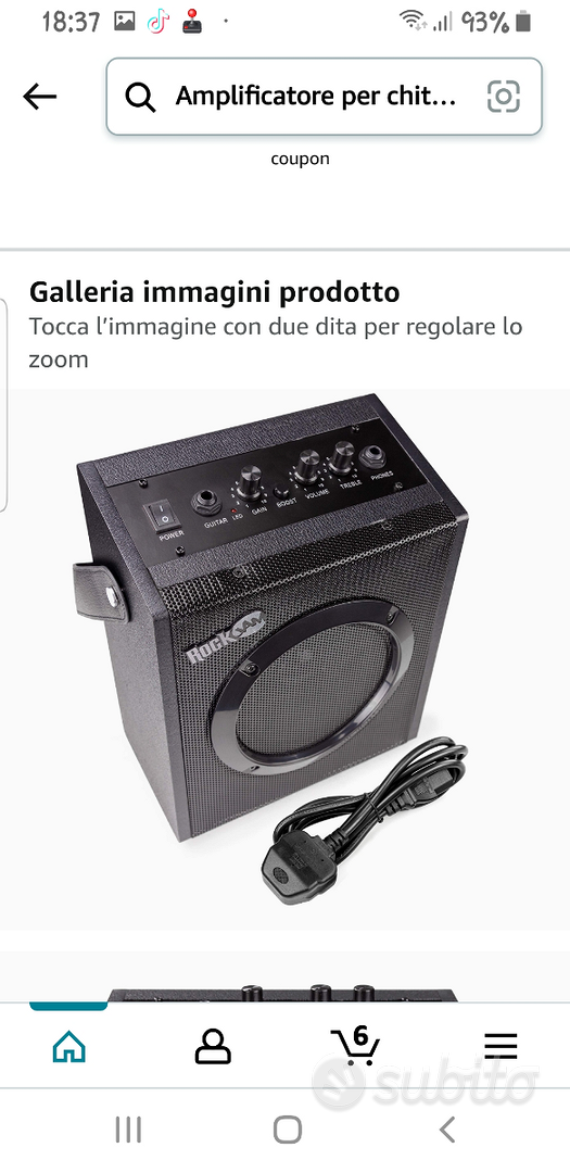 Amplificatore per chitarra elettrica - Audio/Video In vendita a Pesaro e  Urbino