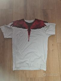 maglietta ragazzo bianca e rossa Marcelo burlone