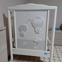 LETTINO PALI CON CASSETTO E MATERASSO