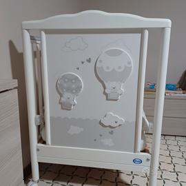 LETTINO PALI CON CASSETTO E MATERASSO