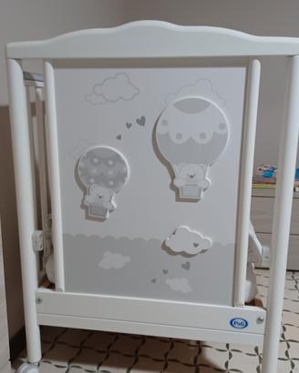 LETTINO PALI CON CASSETTO E MATERASSO